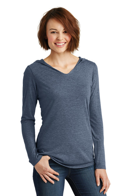 District ®  Women's Perfect Tri ®  Long Sleeve Hoodie. DM139L - District DM139L