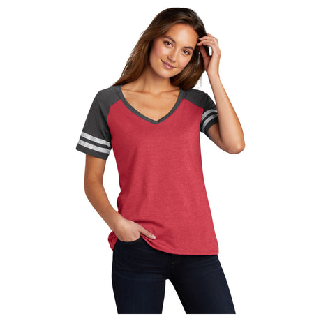 District® Women’s Game V-Neck Tee DM476 Women's District