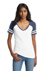 District  ®  Women's Game V-Neck Tee. DM476 - District DM476