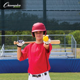 Champion Sports DIMPLED PITCHING MACHINE SOFTBALLS 12"D, YELLOW