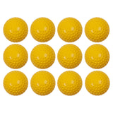 Champion Sports DIMPLED PITCHING MACHINE SOFTBALLS 12"D, YELLOW