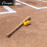 Champion Sports DIMPLED PITCHING MACHINE SOFTBALLS 12"D, YELLOW
