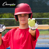 Champion Sports DIMPLED PITCHING MACHINE SOFTBALLS 12"D, YELLOW