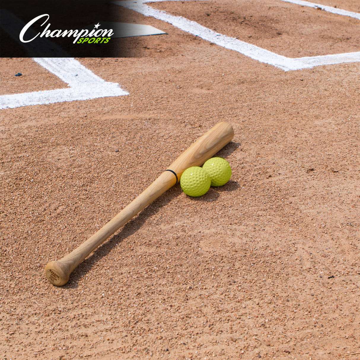 Champion Sports DIMPLED PITCHING MACHINE SOFTBALLS 12"D, YELLOW