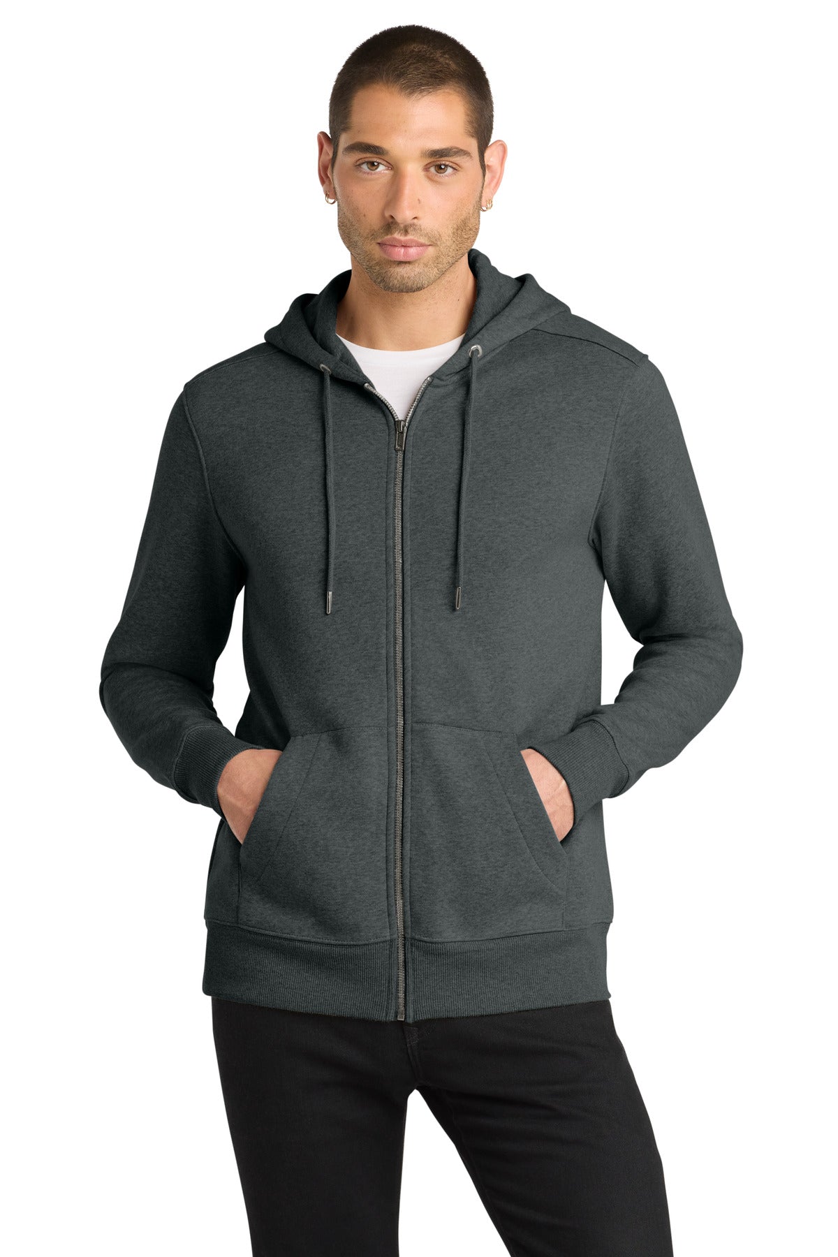 District  ®  Perfect Weight  ®  Fleece Full-Zip Hoodie DT1103 - District DT1103