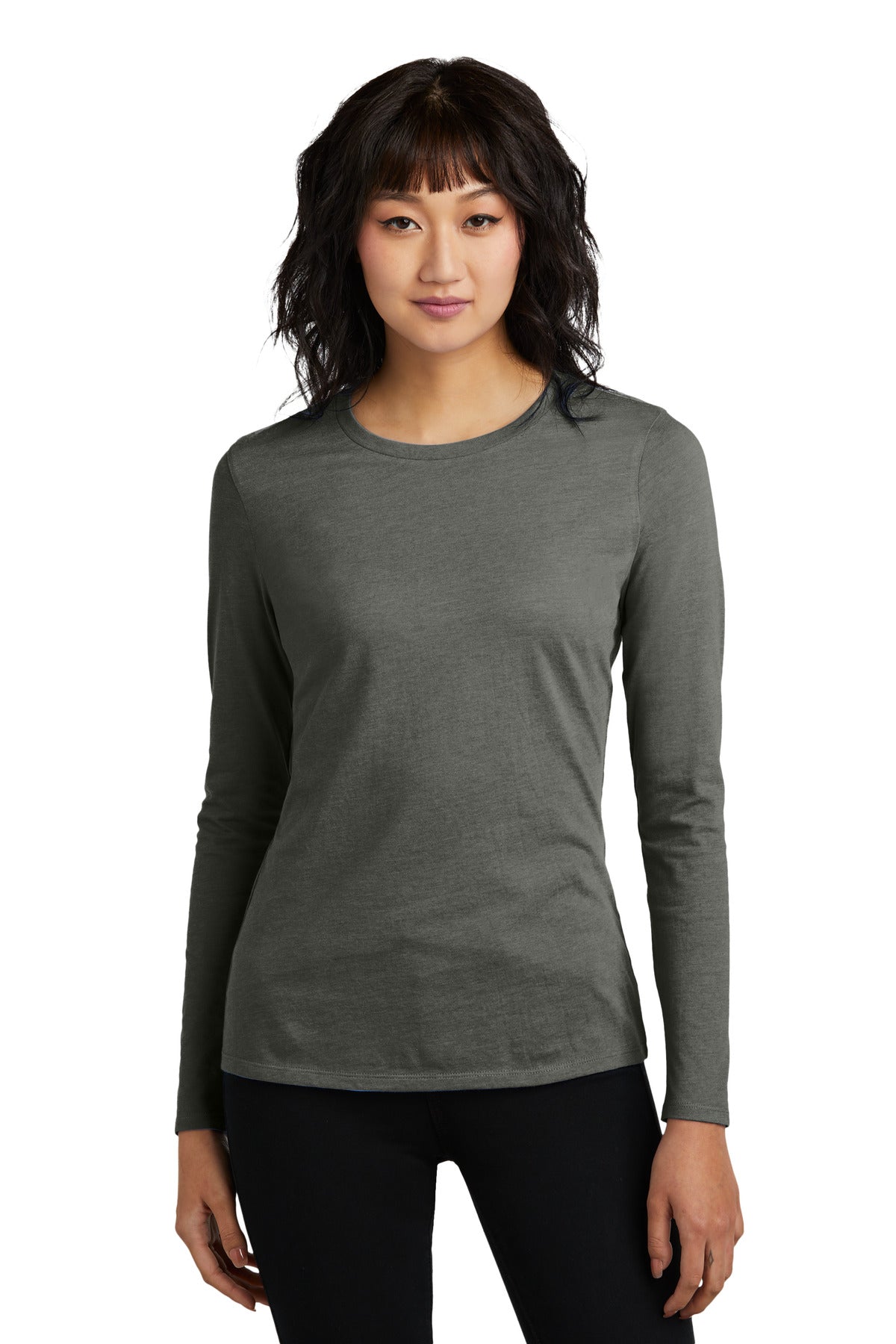 District ®  Women's Perfect Blend ®  CVC Long Sleeve Tee DT110 - District DT110