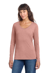 District ®  Women's Perfect Tri ®  Long Sleeve V-Neck Tee DT135 - District DT135