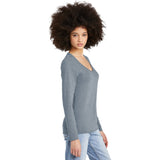District® Women’s Perfect Tri® Long Sleeve V-Neck Tee DT135 Women's District
