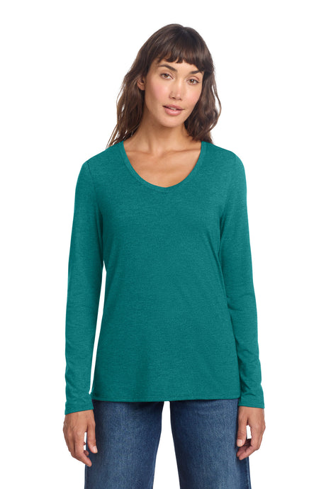 District ®  Women's Perfect Tri ®  Long Sleeve V-Neck Tee DT135 - District DT135