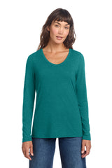District ®  Women's Perfect Tri ®  Long Sleeve V-Neck Tee DT135 - District DT135