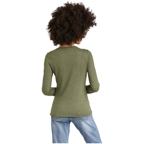 District® Women’s Perfect Tri® Long Sleeve V-Neck Tee DT135 Women's District