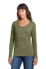 District ®  Women's Perfect Tri ®  Long Sleeve V-Neck Tee DT135 - District DT135