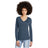 District® Women’s Perfect Tri® Long Sleeve V-Neck Tee DT135 Women's District