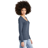 District® Women’s Perfect Tri® Long Sleeve V-Neck Tee DT135 Women's District