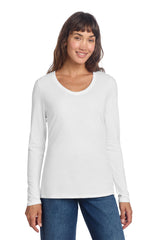 District ®  Women's Perfect Tri ®  Long Sleeve V-Neck Tee DT135 - District DT135