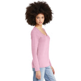 District® Women’s Perfect Tri® Long Sleeve V-Neck Tee DT135