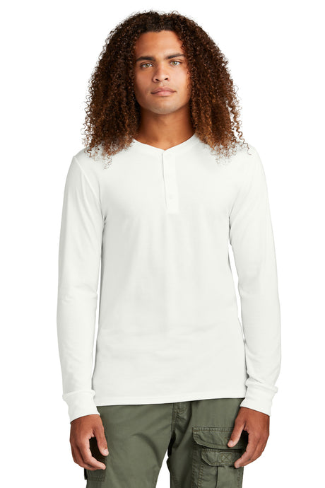 District ®  Perfect Tri ®  Long Sleeve Henley DT145 - District DT145