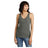 District® Women’s Perfect Blend® CVC V-Neck Tank DT154 Women's District Heathered Charcoal XS