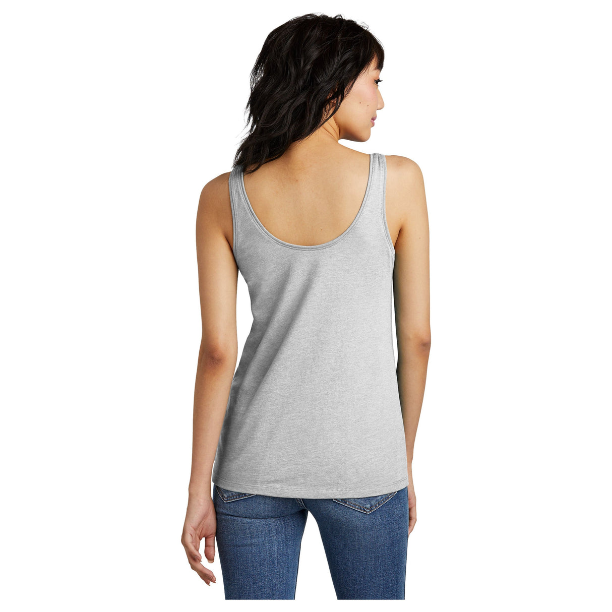 District® Women’s Perfect Blend® CVC V-Neck Tank DT154 Women's District