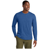 District® Perfect Weight® CVC Long Sleeve Tee - DT185 T-Shirts District Heathered Deep Royal XS