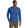 District® Perfect Weight® CVC Long Sleeve Tee - DT185 T-Shirts District Heathered Deep Royal XS