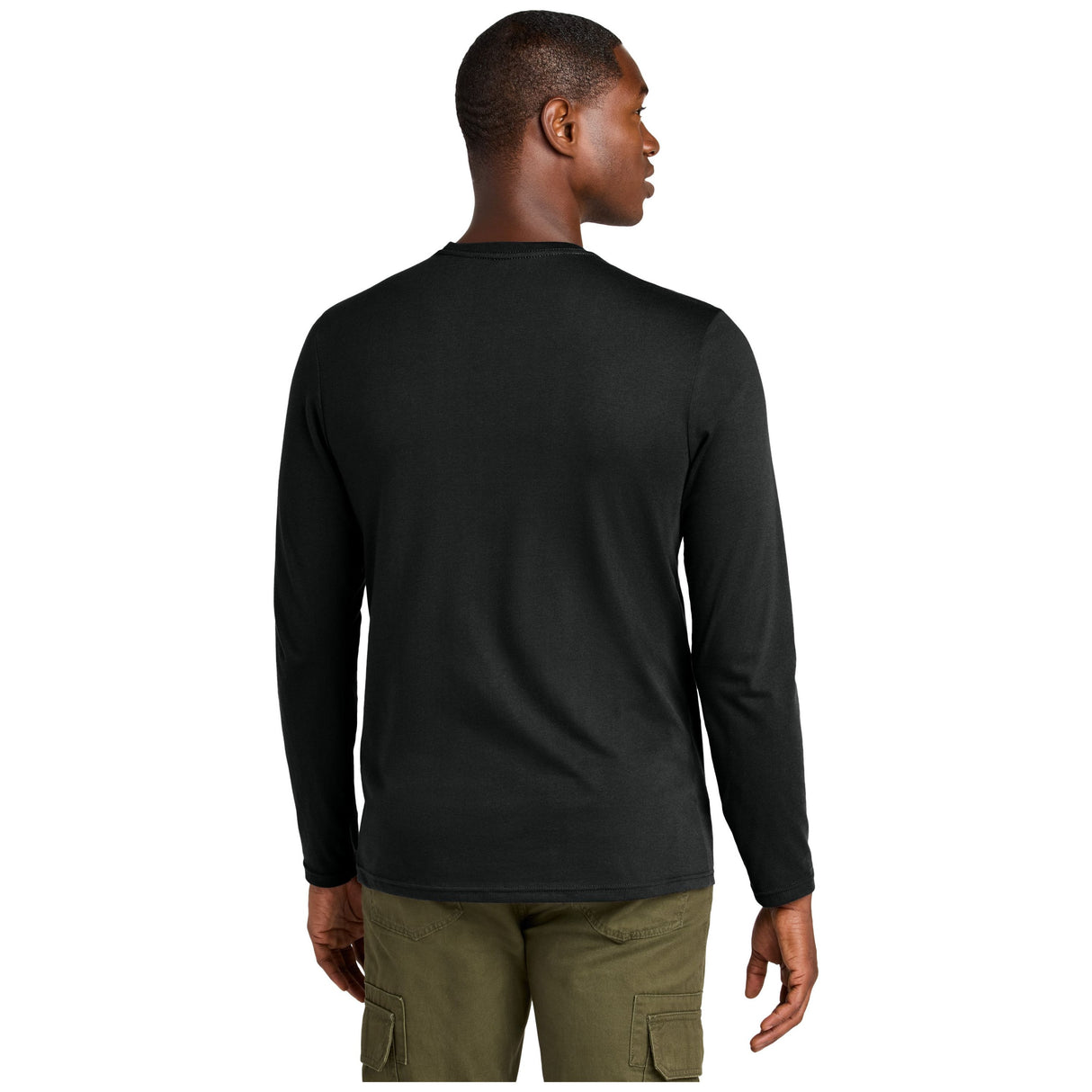 District® Perfect Weight® CVC Long Sleeve Tee - DT185 T-Shirts District
