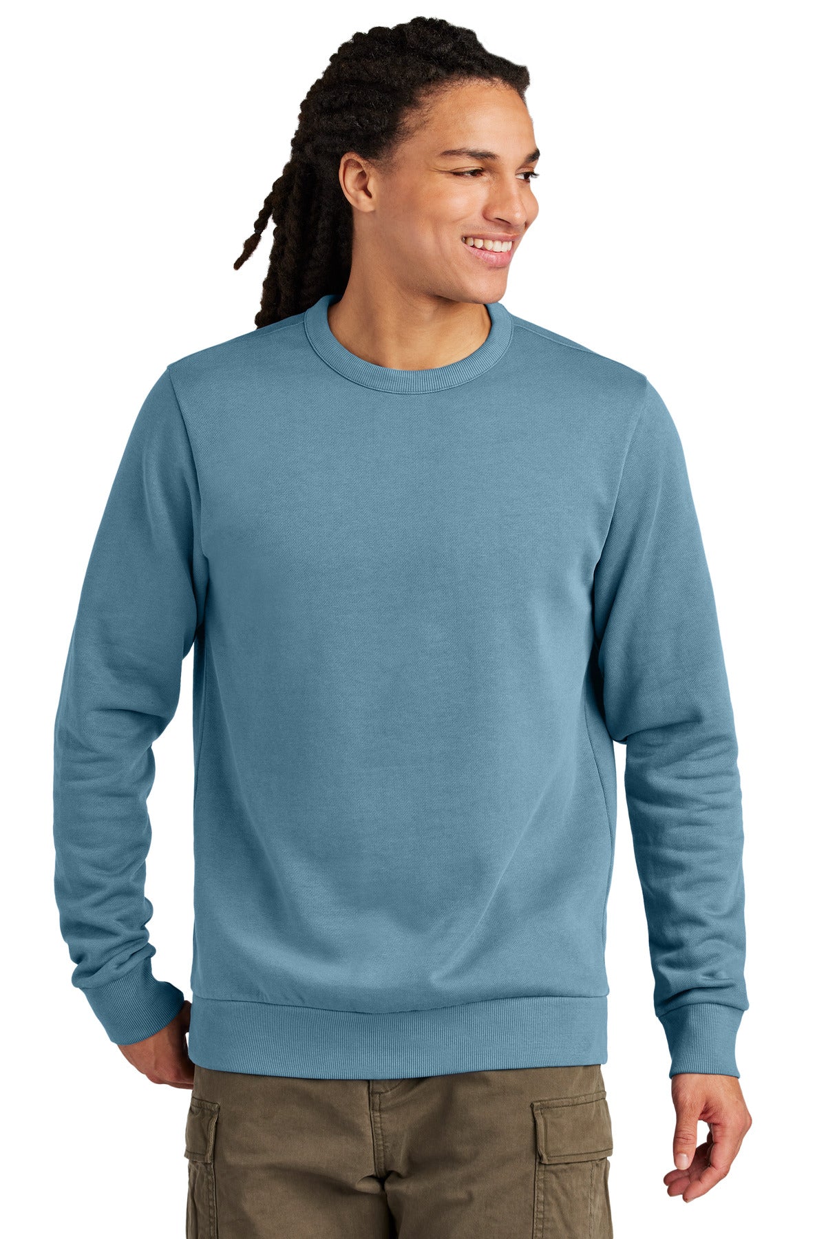 District DT2204 Wash Fleece Crewneck Sweatshirt