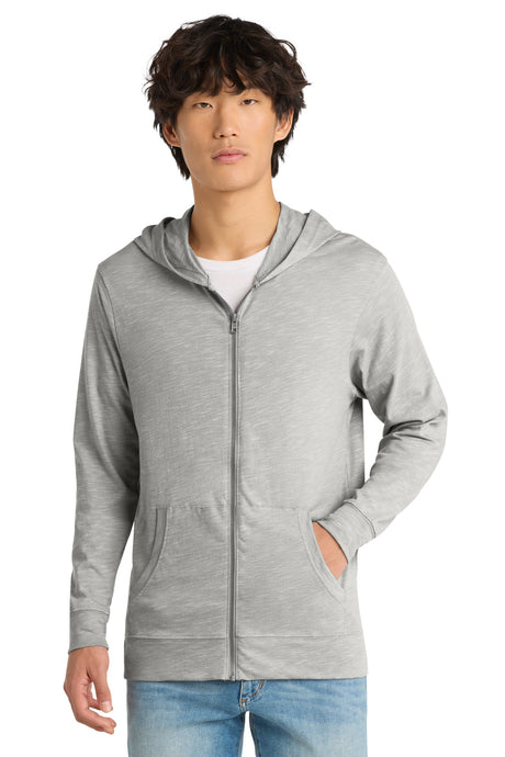 District DT565 Medal Full-Zip Hoodie | Wholesale Blank Fleece