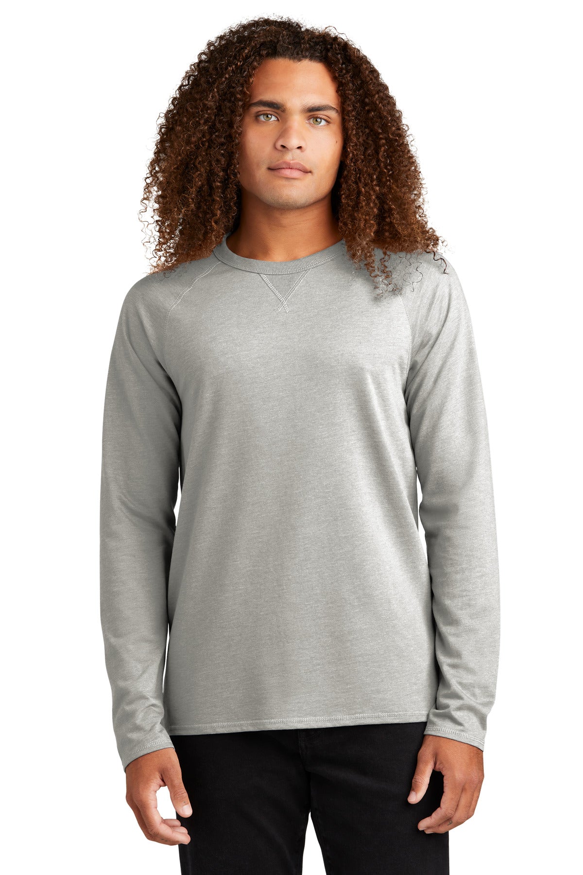 District ®  Featherweight French Terry ™  Long Sleeve Crewneck DT572 - District DT572