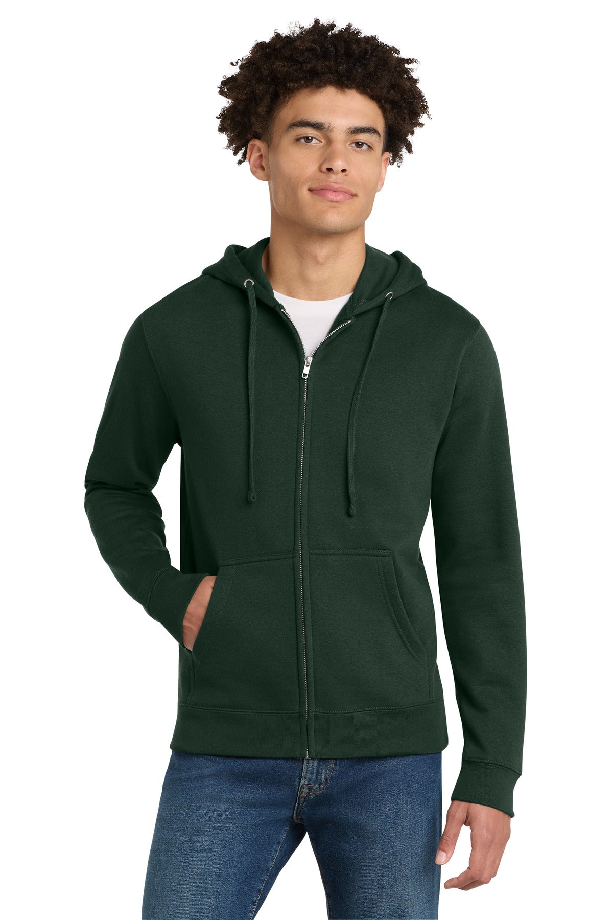 District ®  V.I.T. ™ Fleece Full-Zip Hoodie DT6102 - District DT6102