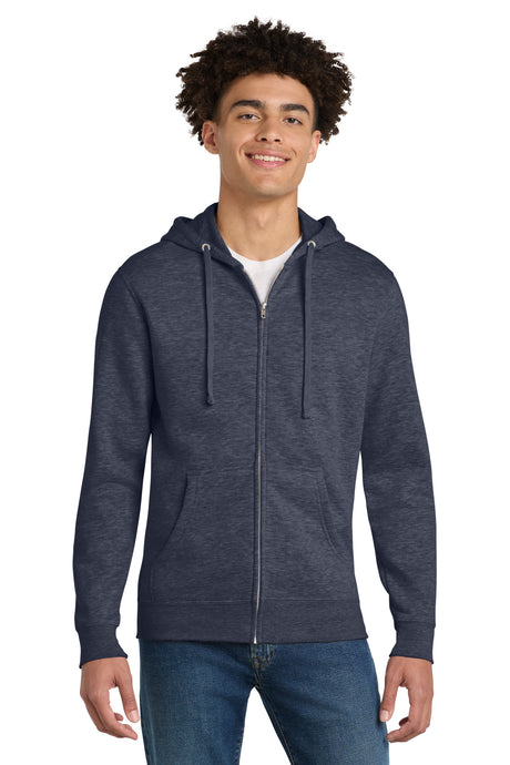 District ®  V.I.T. ™ Fleece Full-Zip Hoodie DT6102 - District DT6102