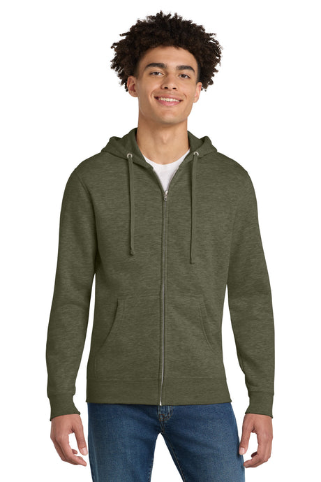 District ®  V.I.T. ™ Fleece Full-Zip Hoodie DT6102 - District DT6102