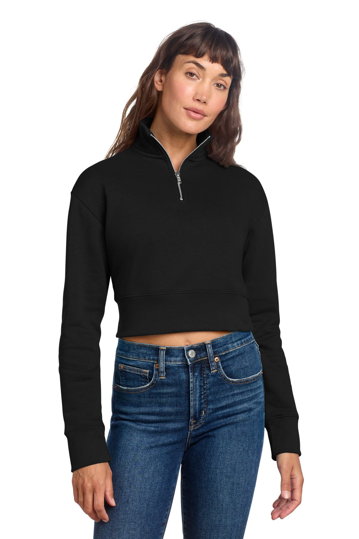 District ®  Women's V.I.T. ™  Fleece 1/2-Zip DT6111 - District DT6111