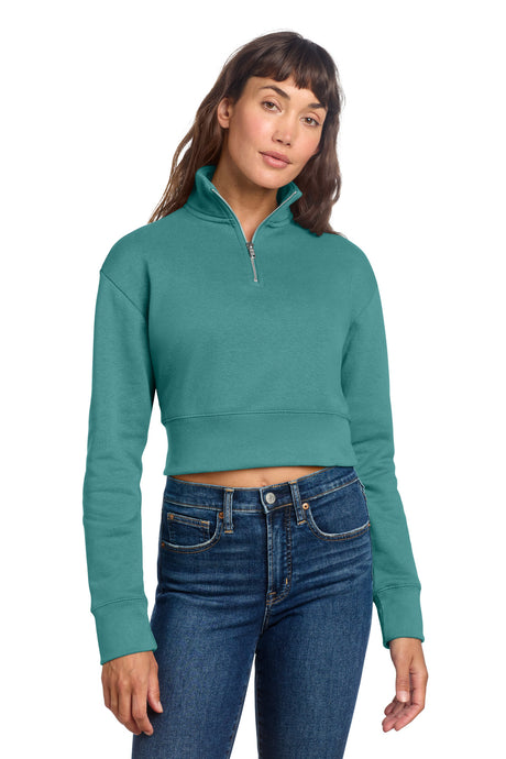 District ®  Women's V.I.T. ™  Fleece 1/2-Zip DT6111 - District DT6111