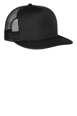 District ®  Flat Bill Snapback Trucker Cap. DT624 - District DT624