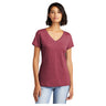 District® Women’s Very Important Tee® V-Neck DT6503 Women's District Heathered Cardinal XS