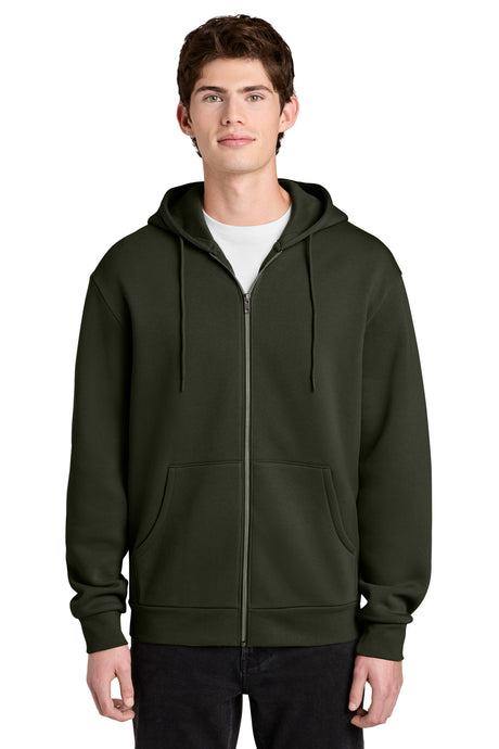 District DT6702 MelloFleece Full-Zip Hoodie