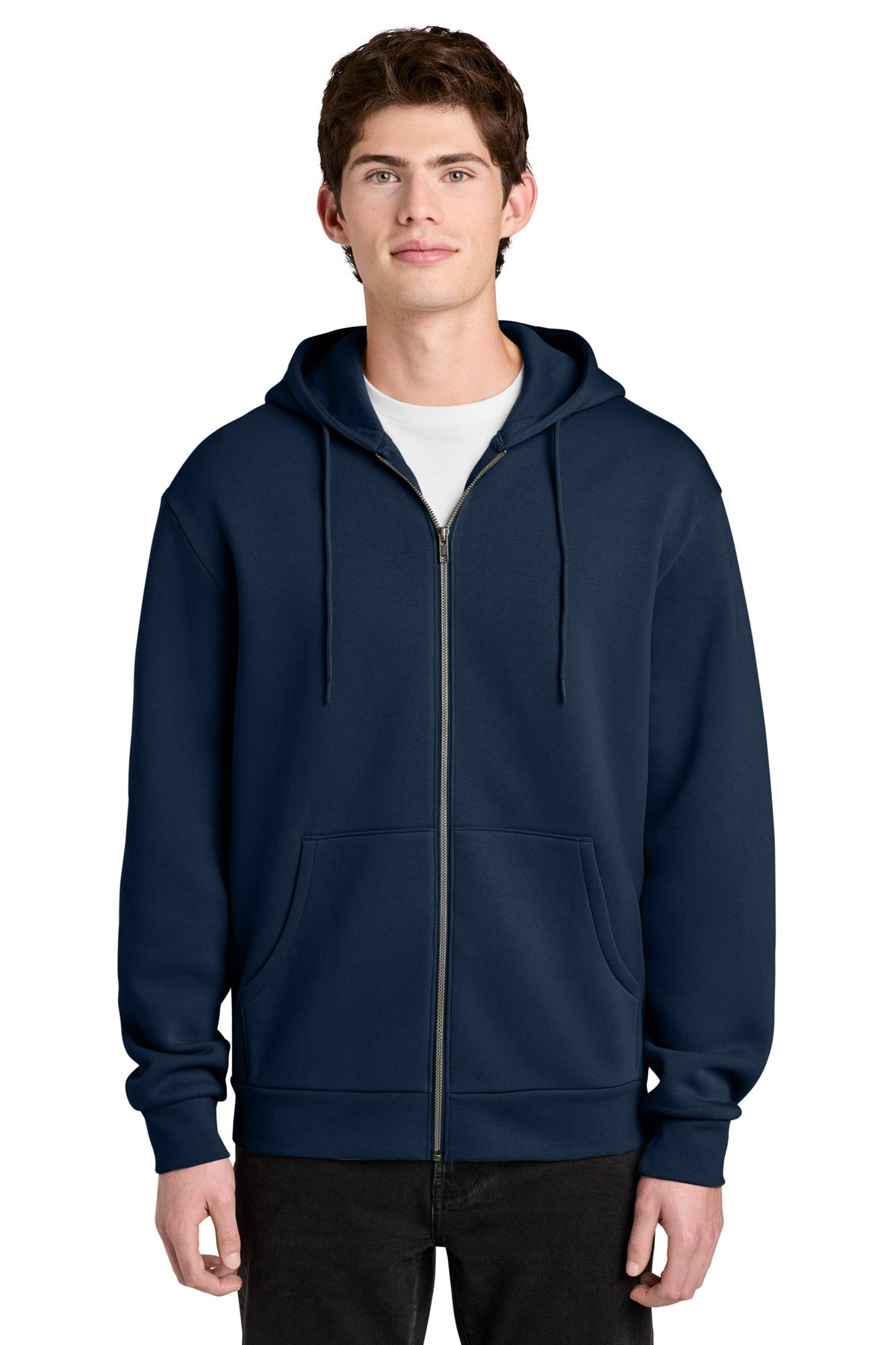 District DT6702 MelloFleece Full-Zip Hoodie