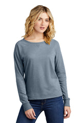 District ®  Women's Featherweight French Terry ™  Long Sleeve Crewneck DT672 - District DT672