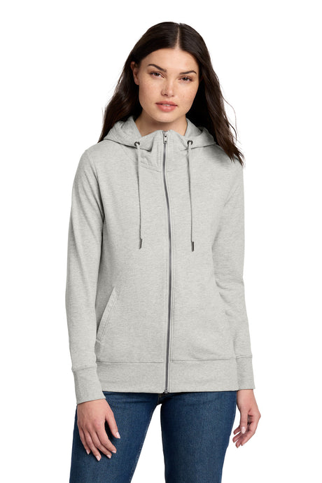 District ®  Women's Featherweight French Terry ™  Full-Zip Hoodie DT673 - District DT673