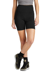 District ®  Women's Flex High-Waist Bike Short DT7509 - District DT7509