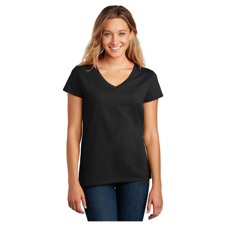 District ® Women’s Re-Tee® V-Neck DT8001 Women's District Black XS