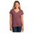 District ® Women’s Re-Tee® V-Neck DT8001 Women's District Maroon Heather XS