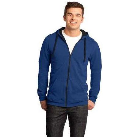 Young Mens Concert Fleece Full-Zip Hoodie Joe's USA Mens Apparel