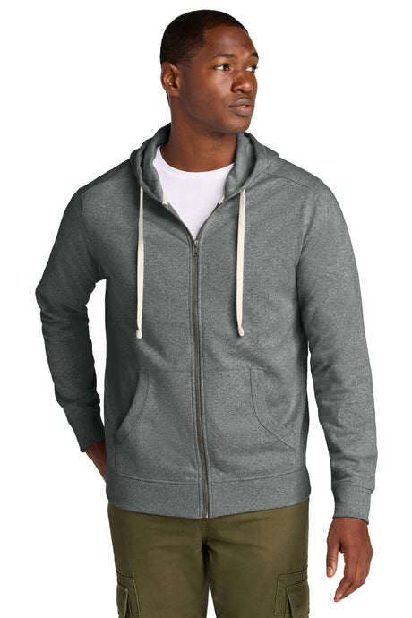 District DT8102 Re-Fleece Full-Zip Hoodie