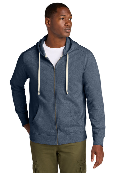 District DT8102 Re-Fleece Full-Zip Hoodie