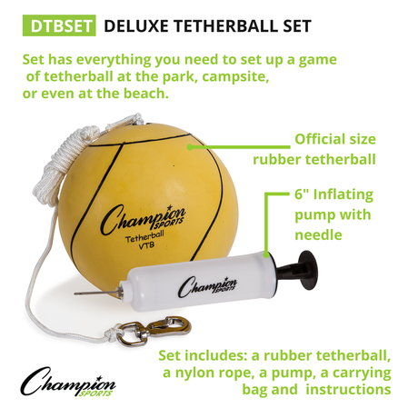 Champion Sports DELUXE TETHERBALL SET