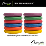 Champion Sports DECK TENNIS RING