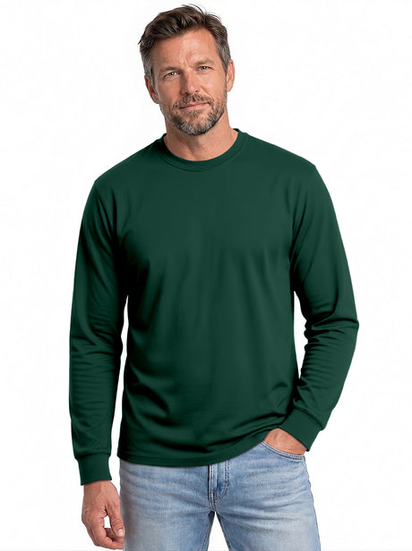 Joe's USA Mens Tall Long Sleeve 50/50 Cotton/Poly T-Shirt