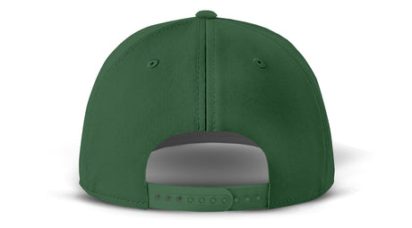 J7256 Clubhouse Performance Rope Cap - Dark Green with White Rope (Back)
